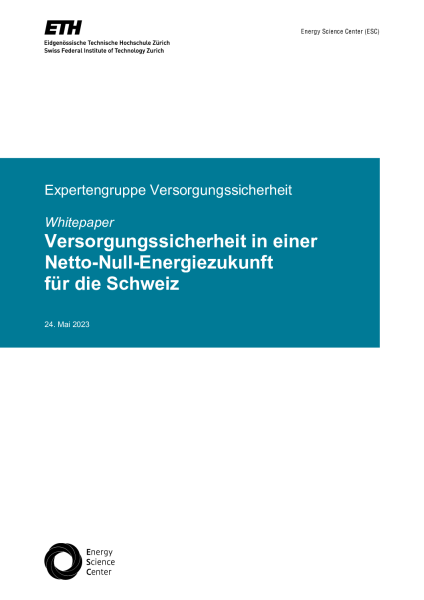 2023_ETH Zurich Whitepaper Versorgungssicherheit